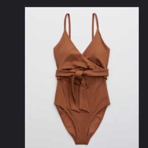 Aerie wrap one piece swimsuit